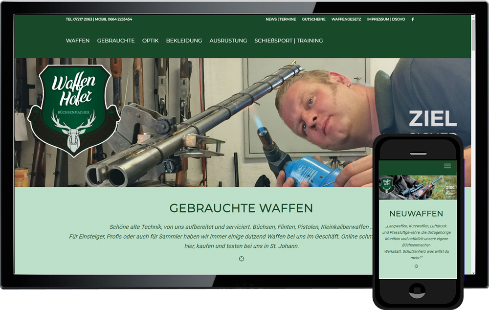 website erstellung wwwwaffenhofer.at