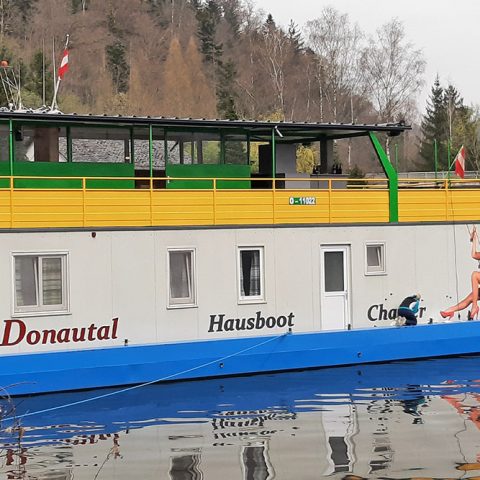 Schiffbeklebung Mc Donautal