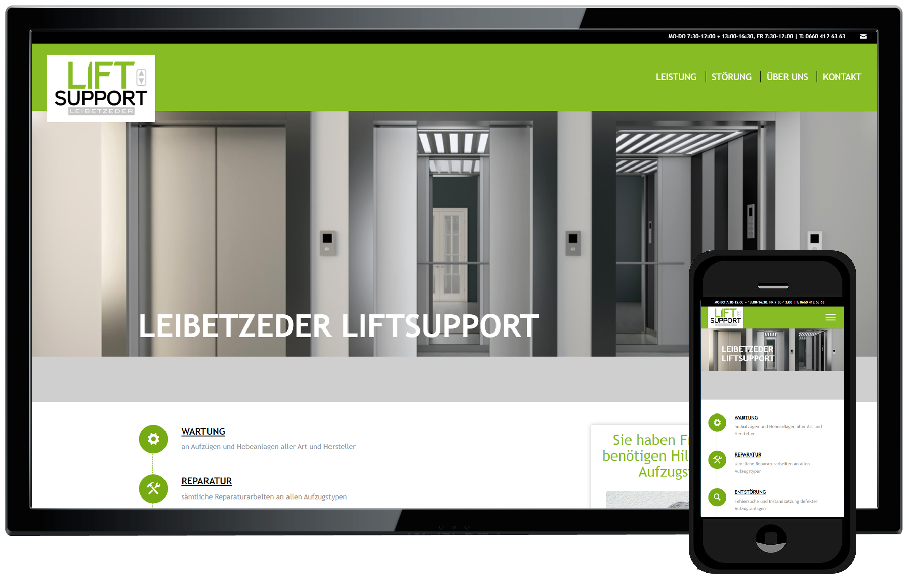 erstellung website liftsupport